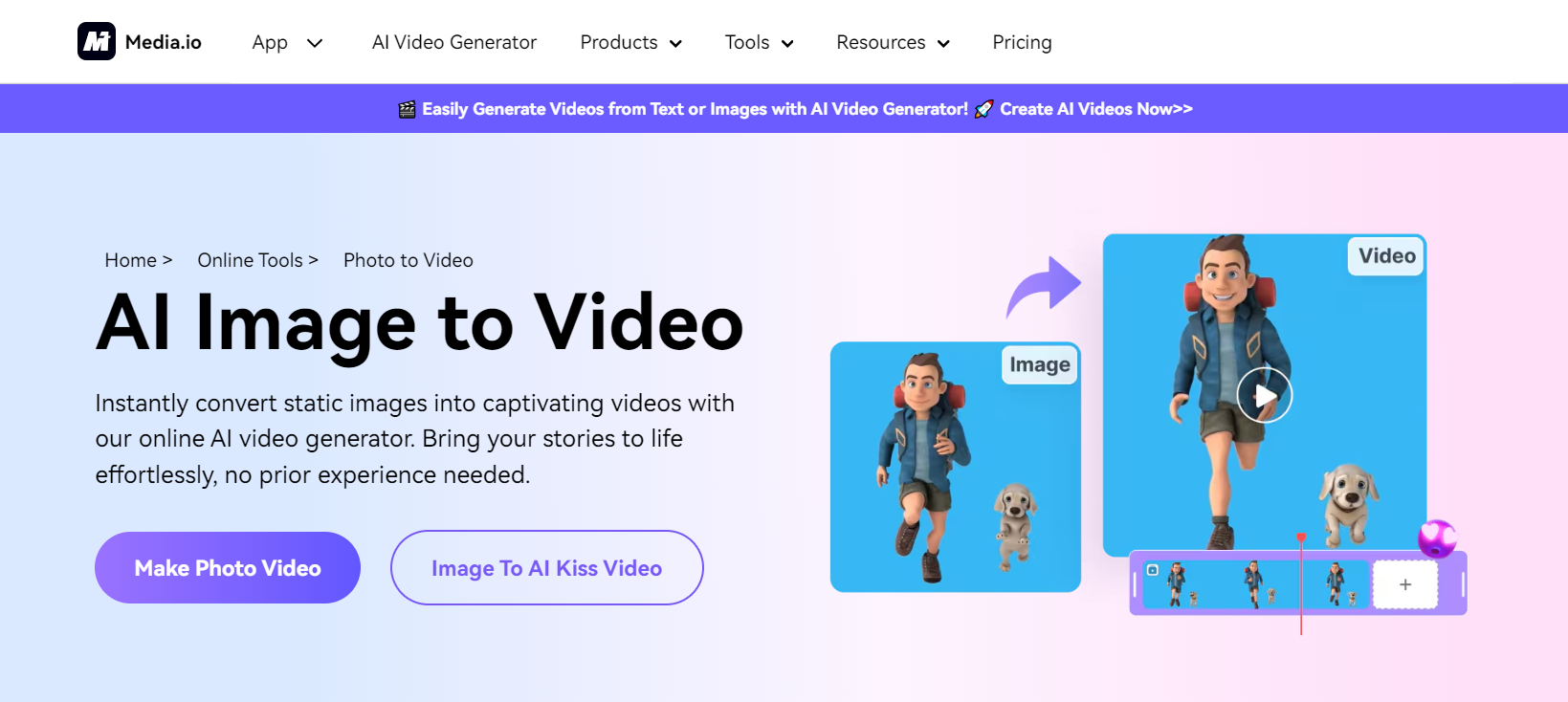 AI Image to Video Tools Free No Watermark-Media AI