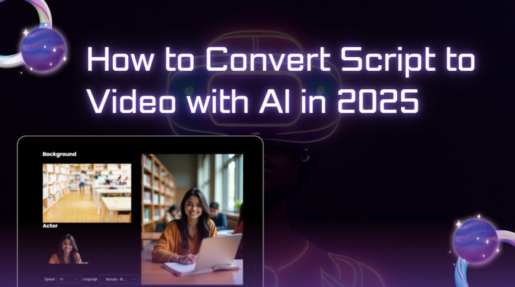 How to Convert Script to Video with AI in 2025
