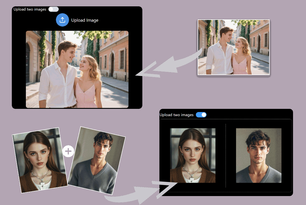 Upload photos