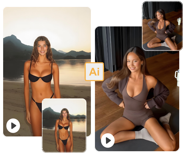 AI Jiggle Generator8@1x Check-in fitness photos are more attractive
