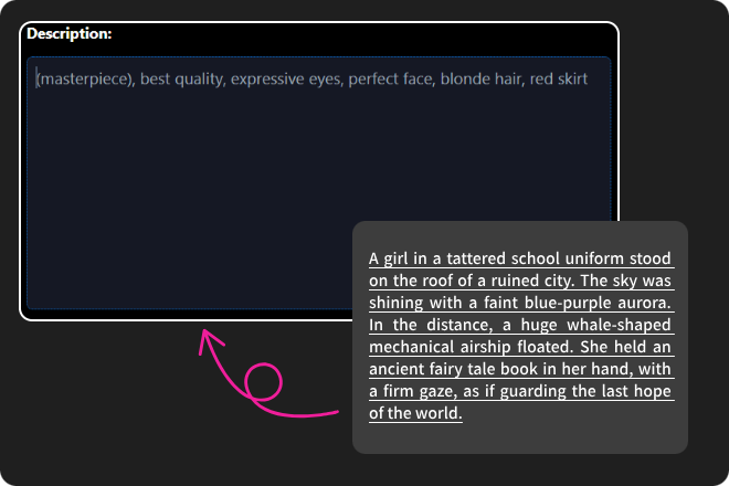 Upload your prompt