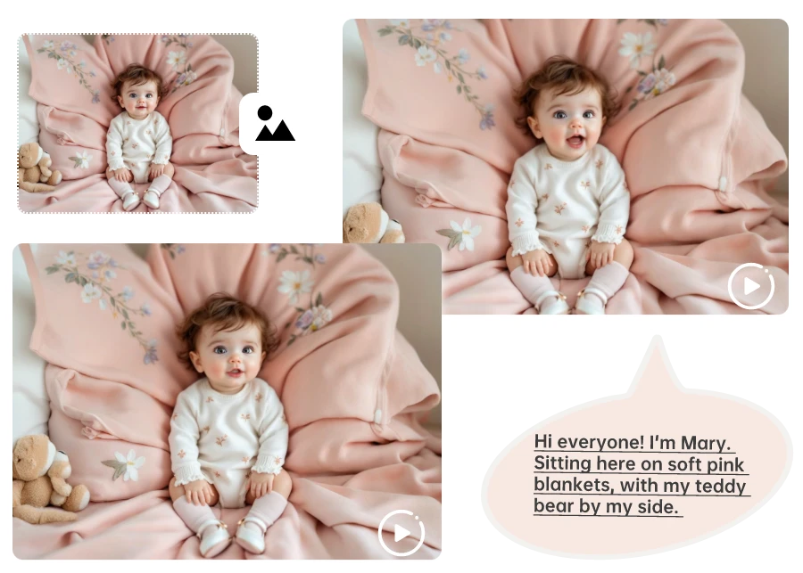 Baby Talk, Reimagined with AI Talking Photo