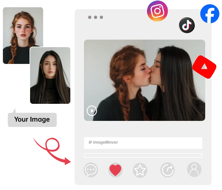 ¿Para qué usar el Generador de vídeos de besos franceses con IA?