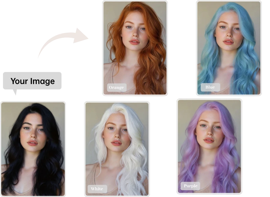 AI Hair Color Changer Online