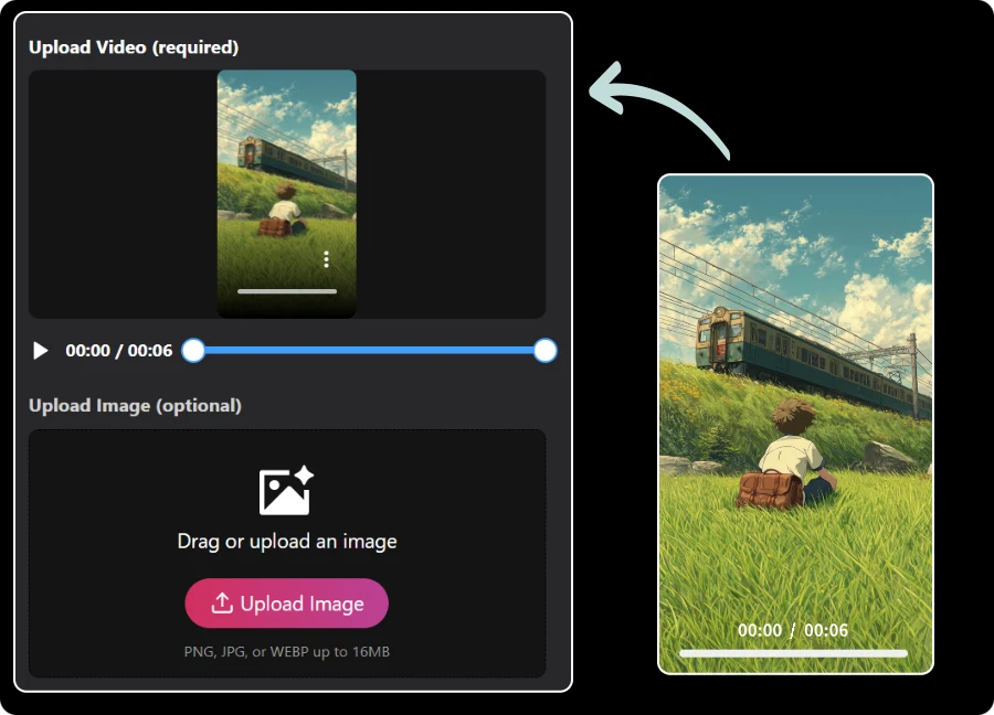 ai video expand4@1x (1) Upload Your Video